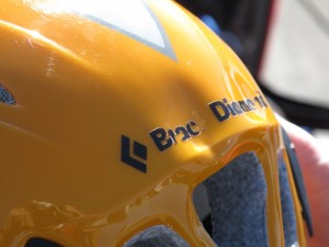Shannon Wilkinson's ice crunched helmet
