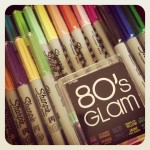 Shannon Wilkinson's new 80's Glam Sharpie collection