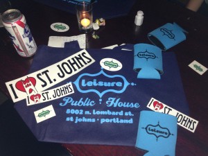 Winner's booty from Trivia Night at Leisure Public House in Portland Oregon